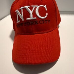 Red NYC Baseball Cap